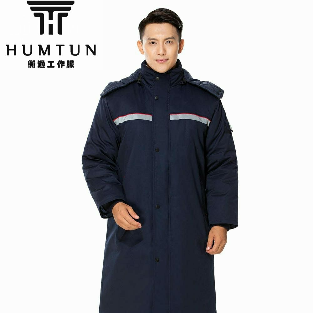 冬季防靜電全線卡可脫卸棉膽長(zhǎng)款棉衣 工廠定制